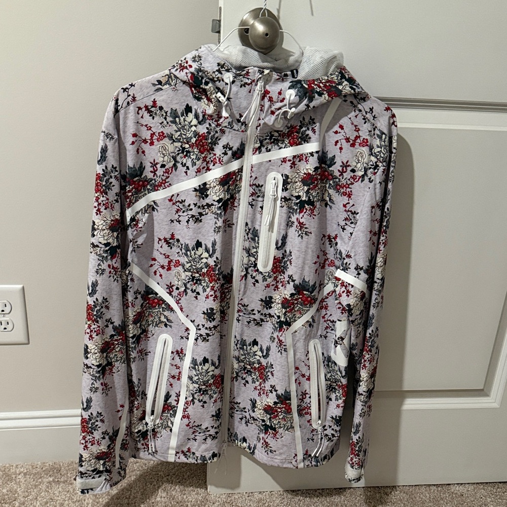 Kith Floral Performance Jacket - Red, Black, White